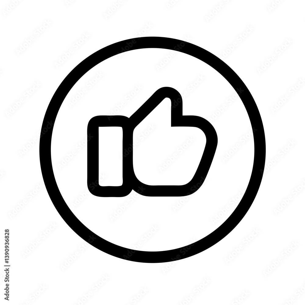 Like Icon Vector – Social Media Reaction Symbol Design Like Icon Vector – Social Media Reaction Symbol Design