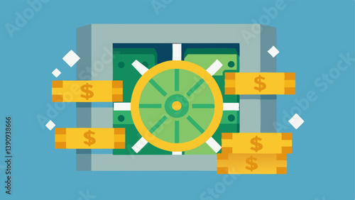 Bank Vault A wideopen bank vault filled with cash symbolizing increased liquidity in the economy when interest rates are low.