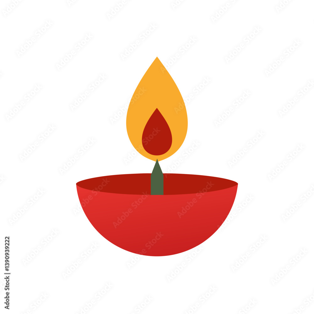 burning candle isolated on white background burning candle isolated on white background