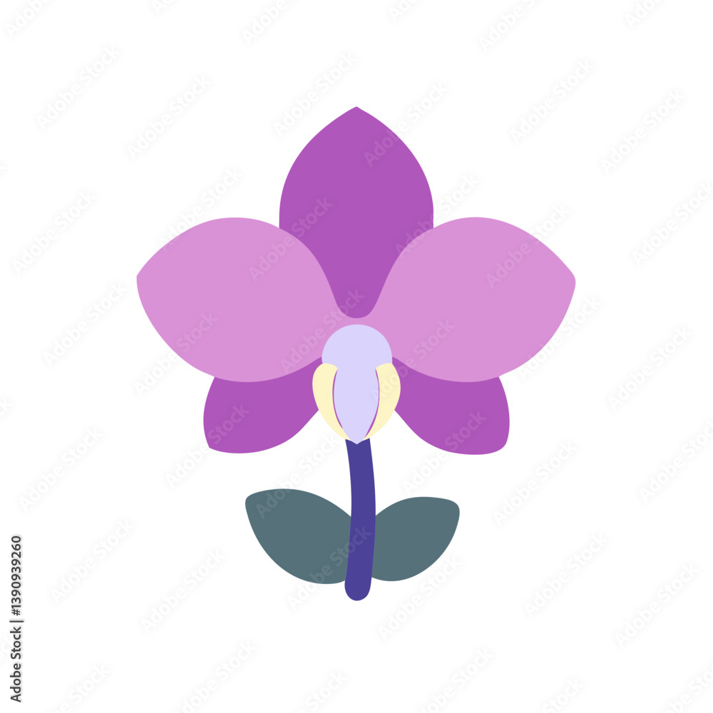 Orchid Icon Vector Orchid Icon Vector