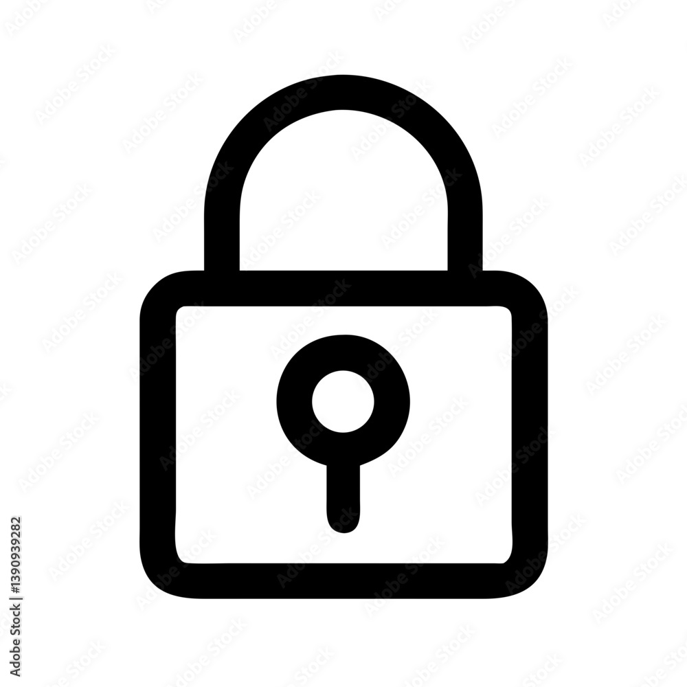 Padlock Icon Vector Padlock Icon Vector