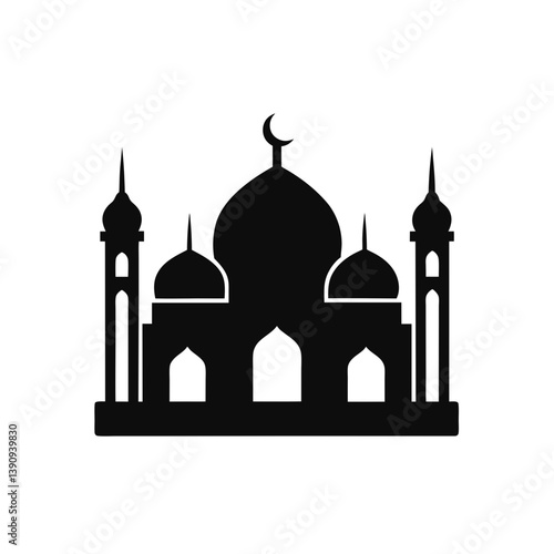 taj mahal vector illustration