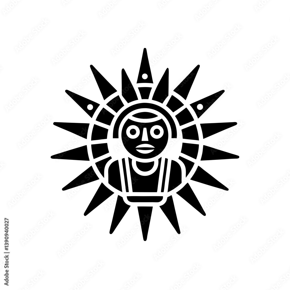 vector illustration of a sun vector illustration of a sun