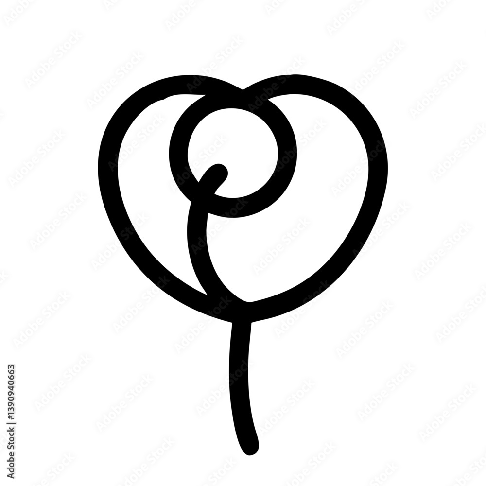 Obraz premium Poppy Icon Vector Design