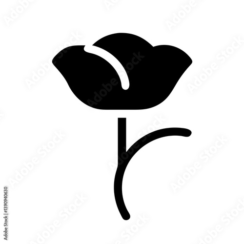 Poppy Icon Vector Design