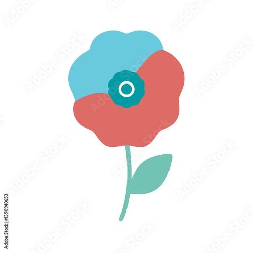 Poppy Icon Vector Design