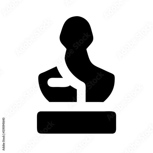 Sculpture Icon Vector Design