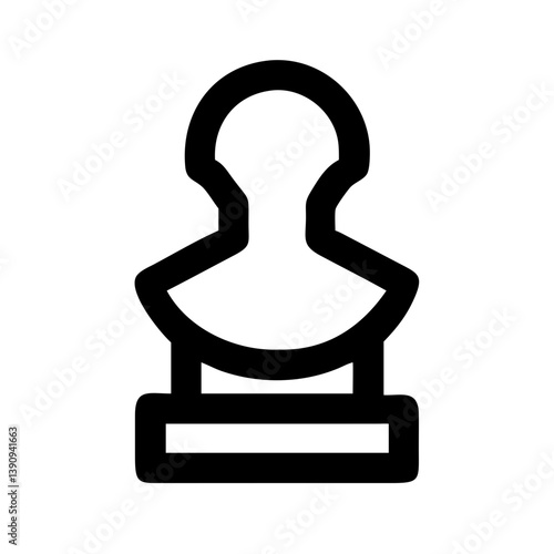 Sculpture Icon Vector Design