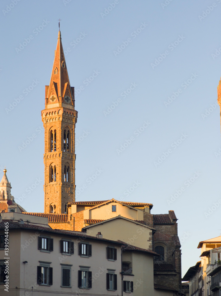 Obraz premium Panorama of The Old Town of city of Florence, Italy