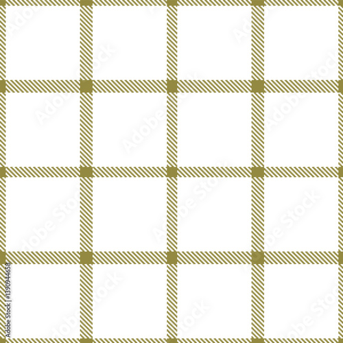 Timeless Seamless Tartan featuring Vibrant drab and Bright white Fabric Design