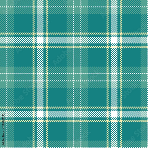 Plaid pattern seamless. Rustic bluegreen & Fire dull teal Tartan Fabric Design. 