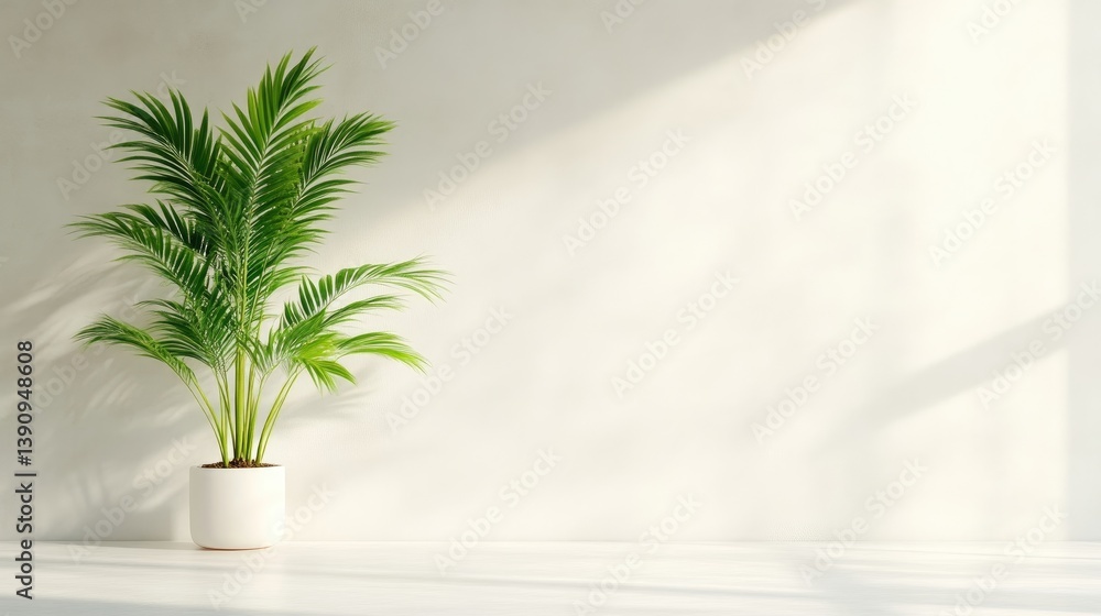 Modern plant in a pot Modern plant in a pot
