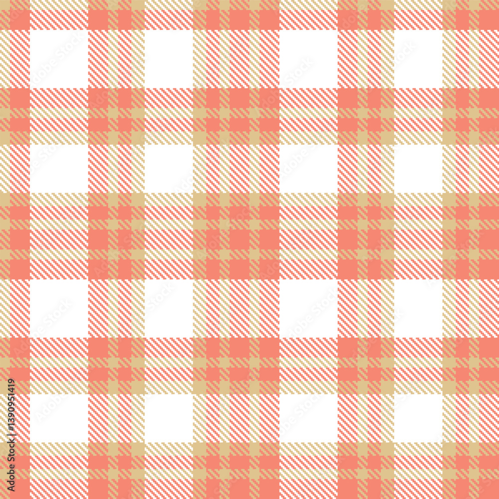 Dusky very light brown Tartan patterns fabric texture. Timeless Metallic peachy pink Seamless Tartan Dusky very light brown Tartan patterns fabric texture. Timeless Metallic peachy pink Seamless Tartan