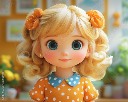 Goldilocks and the Three Bears Fairy Tale Cute Cartoon Characters Family Adventure in the Forest