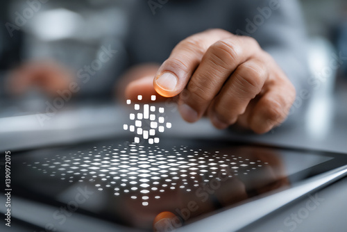 quantum computing interface on tablet