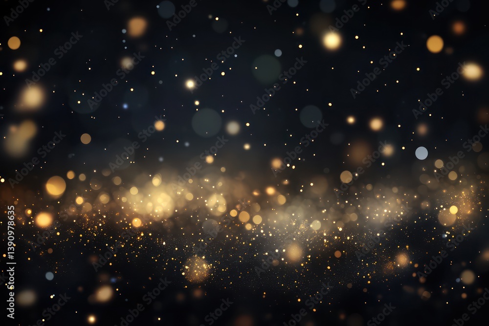Golden bokeh abstract background Golden bokeh abstract background