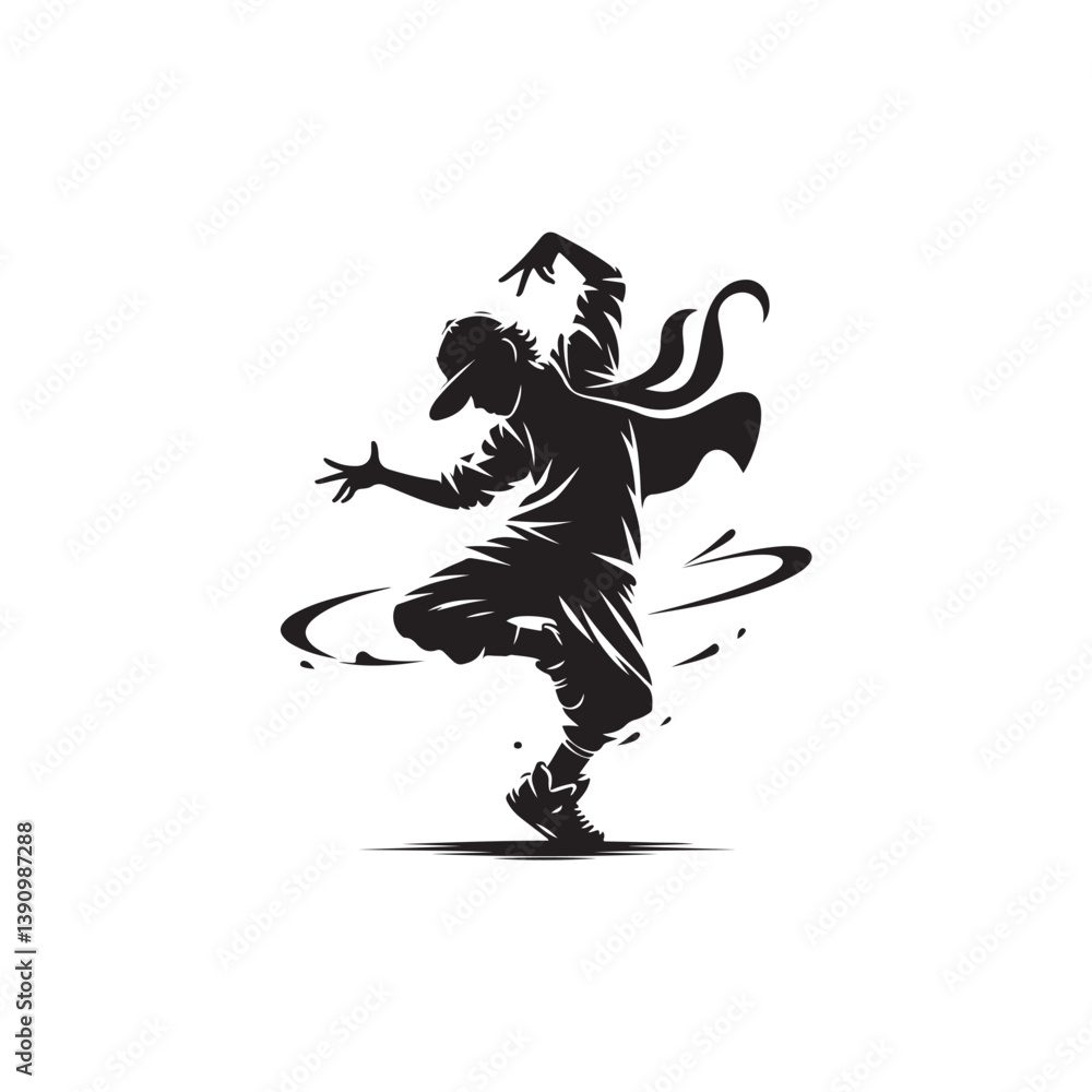 A dynamic vector illustration of a dancing boy, showcasing energetic movement and stylish pose. Perfect for event promotions, dance-themed designs, and projects celebrating dance culture. A dynamic vector illustration of a dancing boy, showcasing energetic movement and stylish pose. Perfect for event promotions, dance-themed designs, and projects celebrating dance culture.