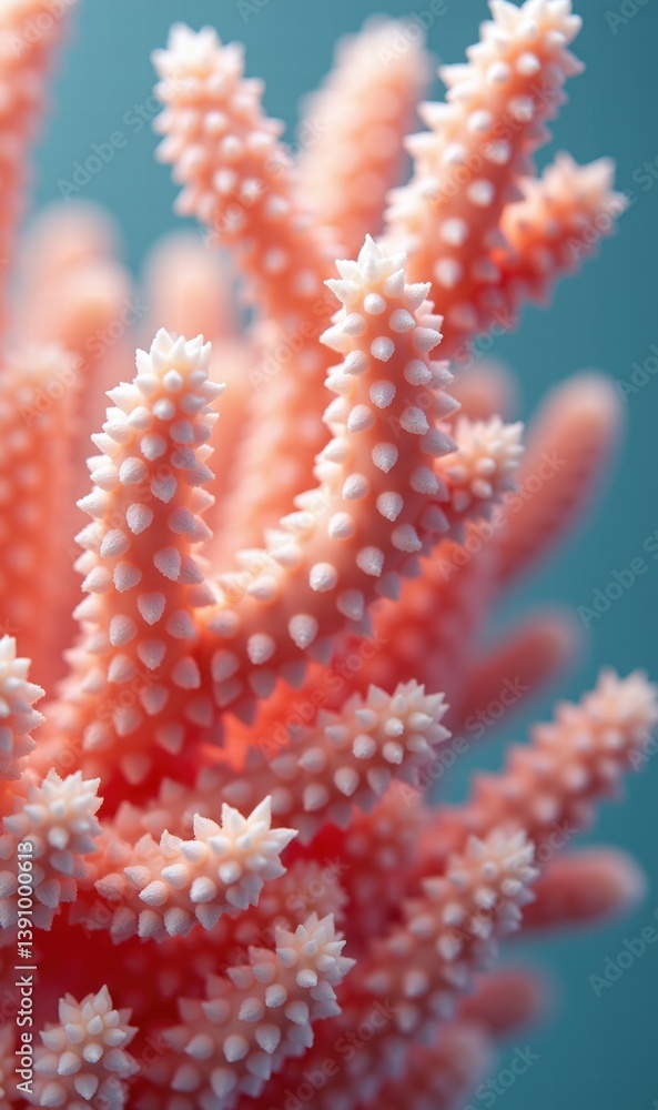 Close-up of vibrant coral, showcasing its intricate textures and colors, ideal for marine conservation, environmental awareness, and oceanography projects. Close-up of vibrant coral, showcasing its intricate textures and colors, ideal for marine conservation, environmental awareness, and oceanography projects.
