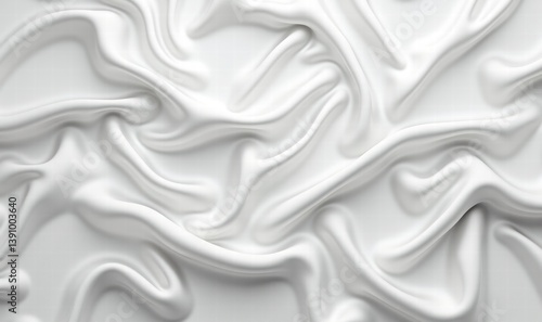A smooth, flowing texture resembling cream or paint, perfect for backgrounds in art, design, and branding projects.