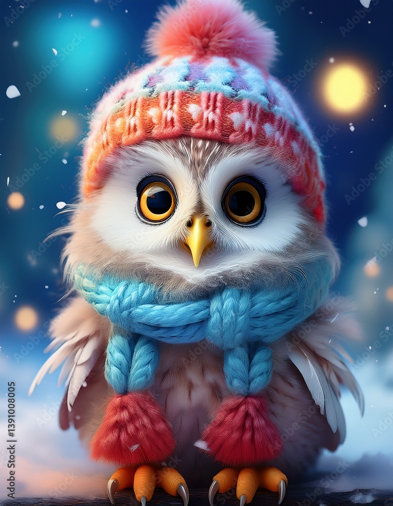 Kleine Eule im Winter Kleine Eule im Winter