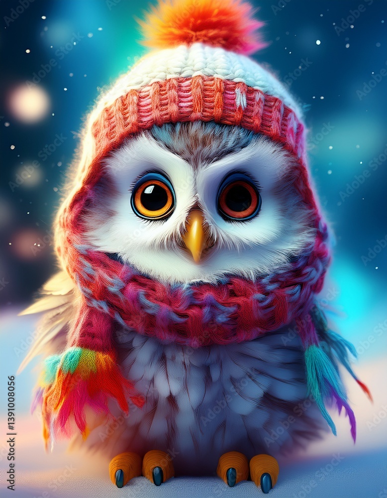 Kleine Eule im Winter Kleine Eule im Winter