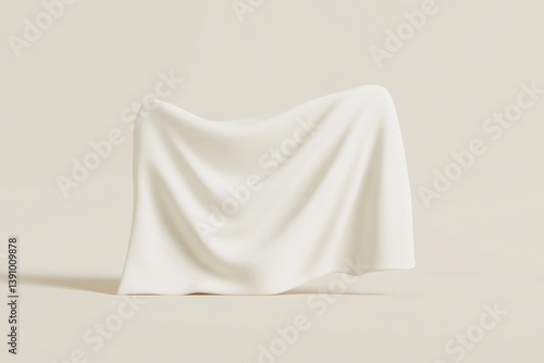 Wallpaper Mural Elegant white draped fabric Torontodigital.ca