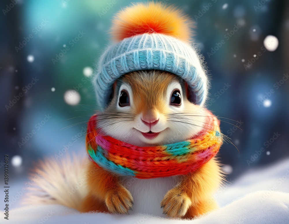 Eichhörnchen im Winter Eichhörnchen im Winter