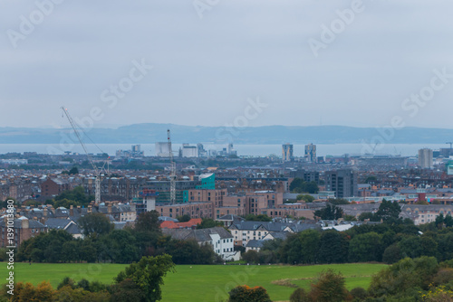 Wallpaper Mural Beautiful view from Arthur's Seat to Edinburgh and the surrounding landscape. Hiking in Scotland. Torontodigital.ca