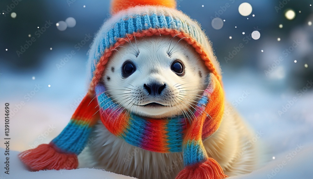 Robbe im Winter Robbe im Winter