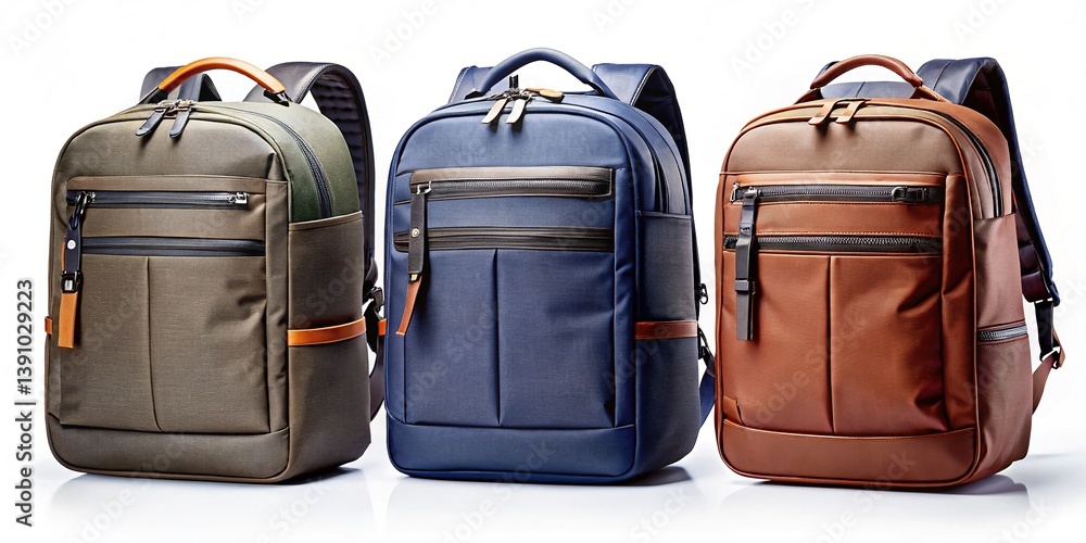 Fototapeta premium Modern Laptop Backpacks for Students & Professionals