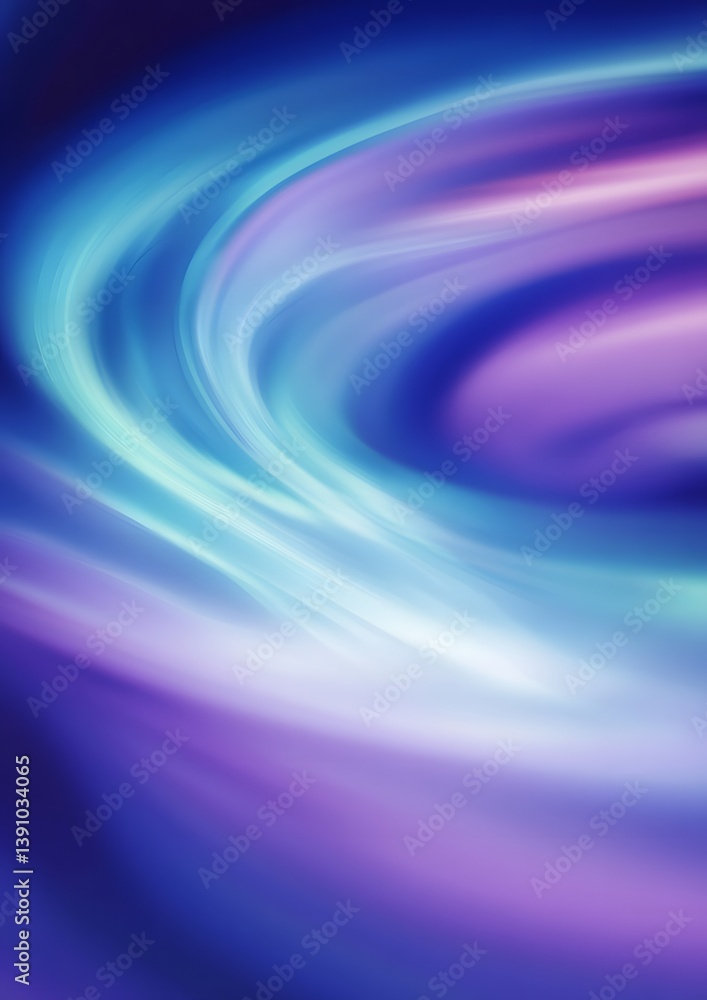 Abstract Swirl of Blue and Purple Hues Abstract Swirl of Blue and Purple Hues