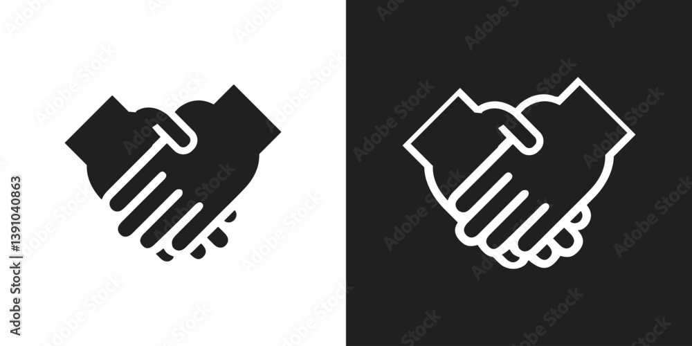 Handshake icon vector. business handshake. contact agreement. Shake hand line icon. Simple outline style for web and app. Handshake, hands, partnership, business concept. Handshake icon vector. business handshake. contact agreement. Shake hand line icon. Simple outline style for web and app. Handshake, hands, partnership, business concept.