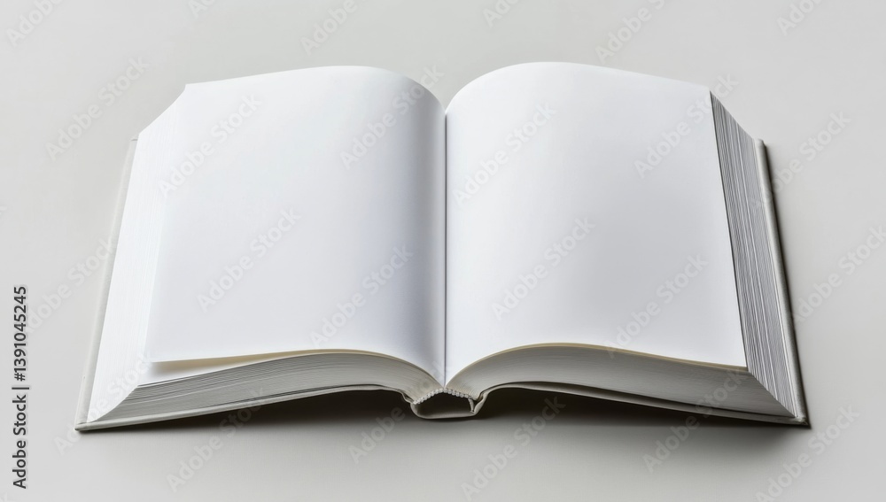 Open book with blank pages (1) Open book with blank pages (1)