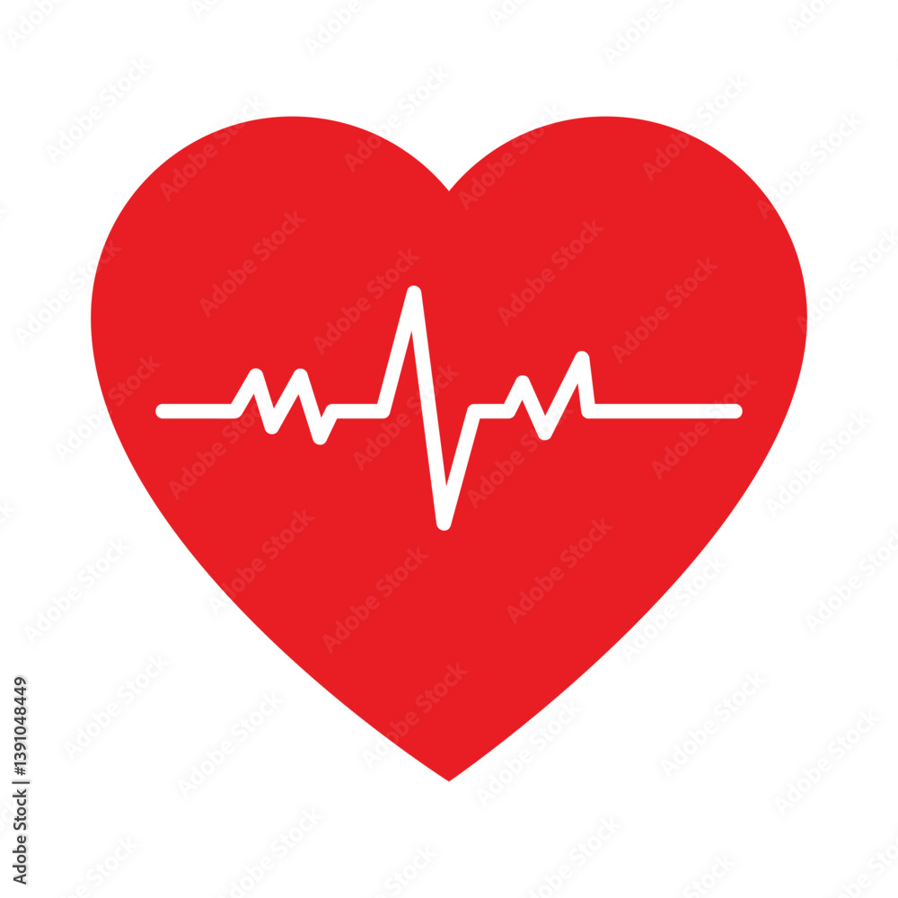 Heartbeat icon set in red and black color. Heart shape with pulse line. Heartbeat pulse flat icon for medical apps and websites. Vector illustration. Heart vector icons. Set of heartbeat icon. Heartbeat icon set in red and black color. Heart shape with pulse line. Heartbeat pulse flat icon for medical apps and websites. Vector illustration. Heart vector icons. Set of heartbeat icon.