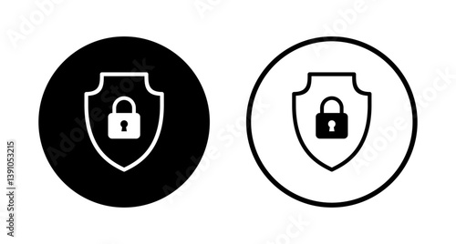 Security icon logo design. protection icon. privacy. vpn