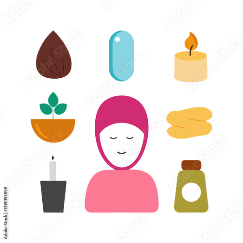 set of spa icons