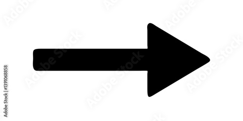 Ícone de seta preta em vetor SVG ou PNG

