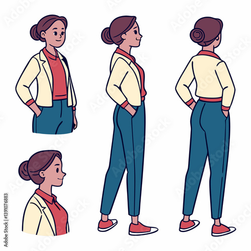 vector illustration of a couple