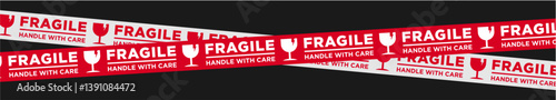 fragile handle with care delivery tape