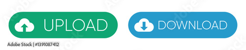 upload and download web button