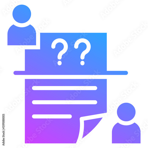 Career Education Icon Symbol Glyph Gradient