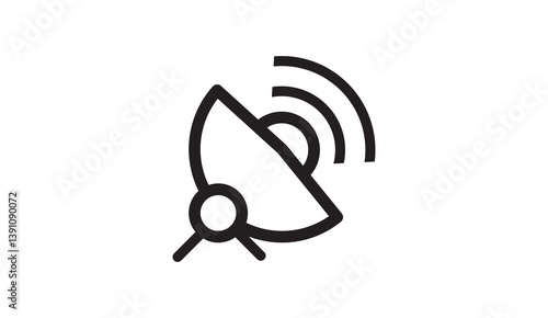 signal transmitter or news distributor icon 