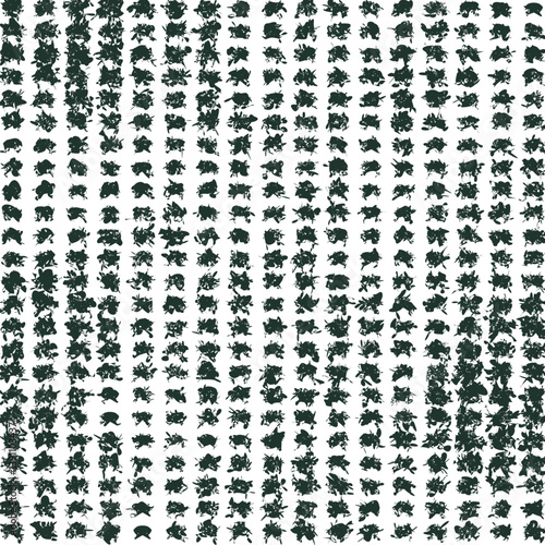 The noisy texture consists of individual greasy spots