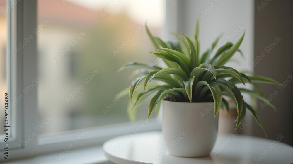 a houseplant in a white ceramic pot a houseplant in a white ceramic pot