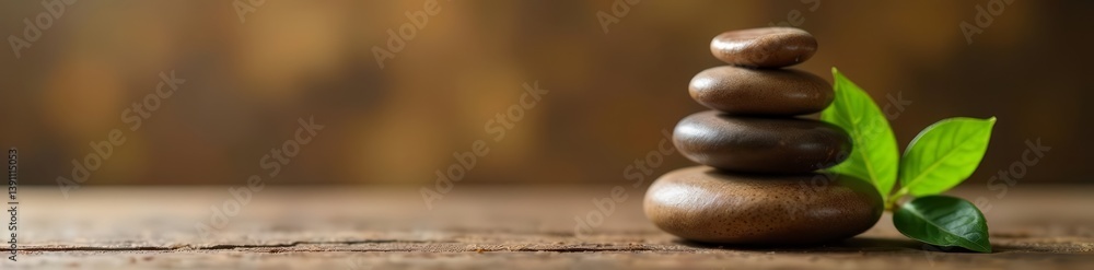 Stack of smooth brown stones for hot stone massage, balance, health Stack of smooth brown stones for hot stone massage, balance, health