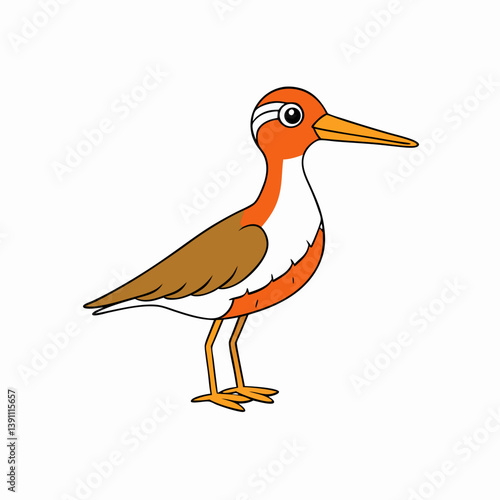 yellow billed stork