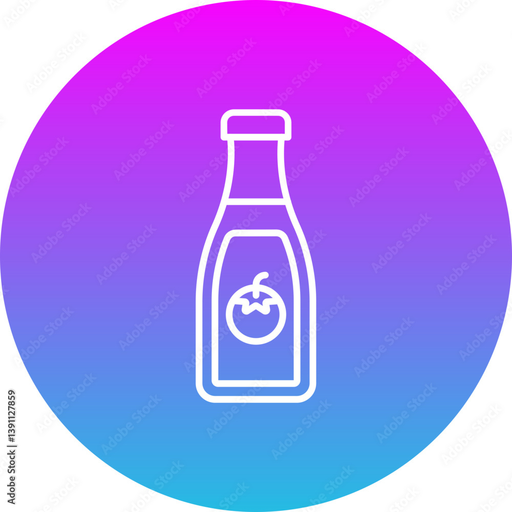 Sauce Bottle Icon Sauce Bottle Icon