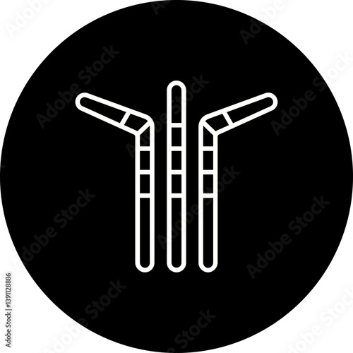 Plastic Straw Icon