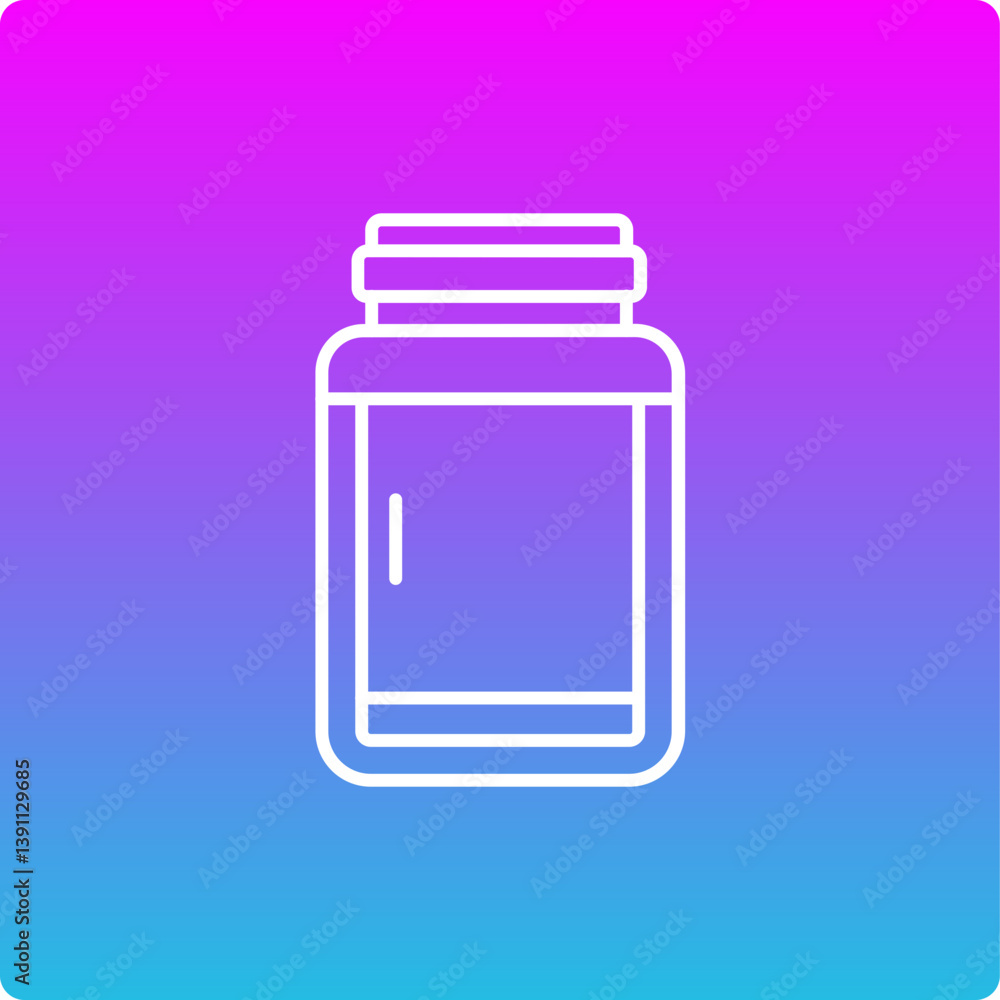 Fototapeta premium Jar Icon