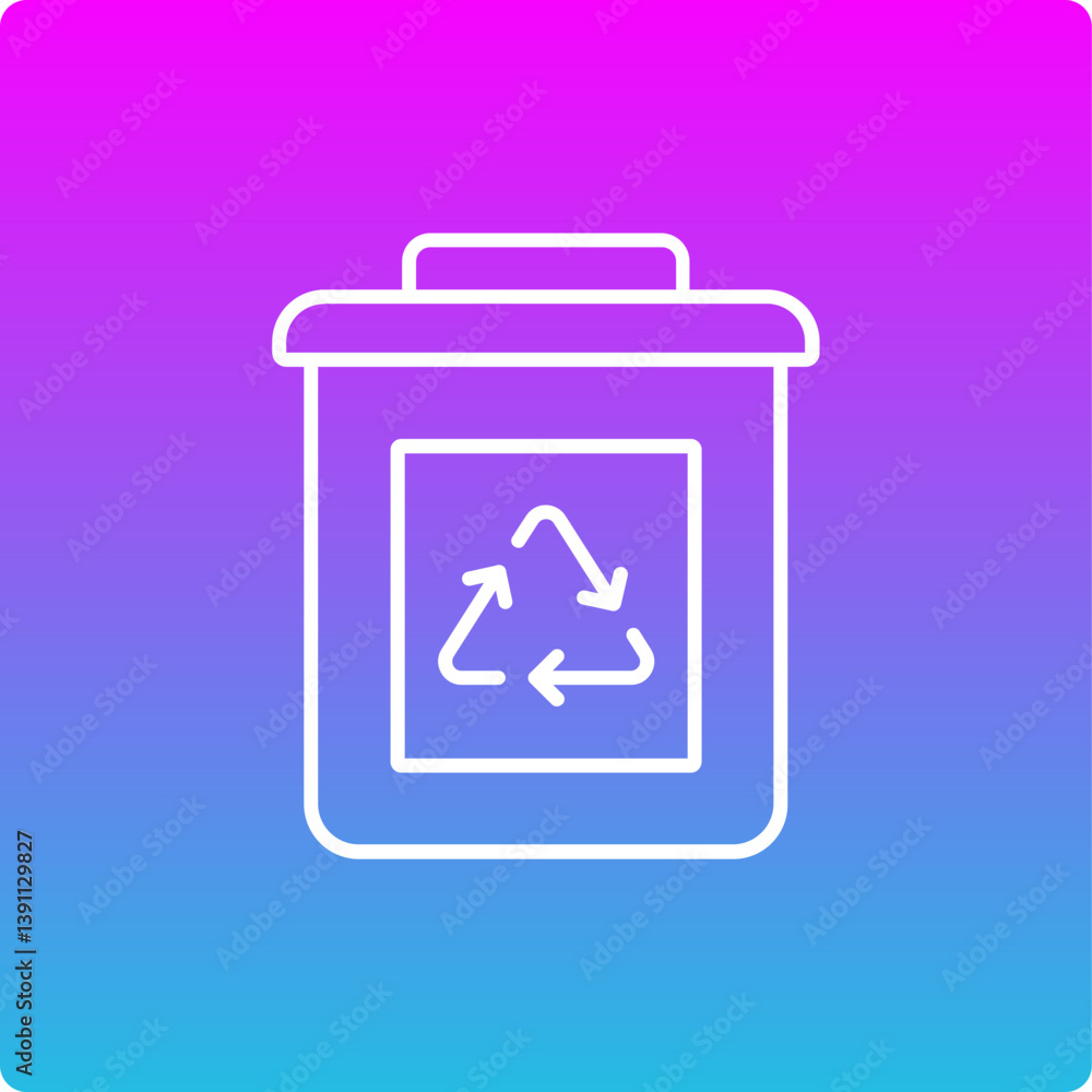 Recycling Bin Icon Recycling Bin Icon